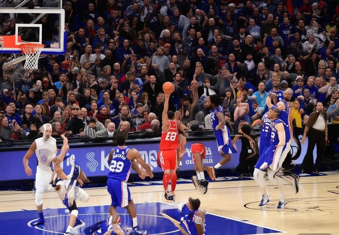 76人险胜火箭，季后赛关键之战逆境夺冠(图1)